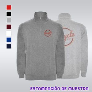 Sudadera con media cremallera