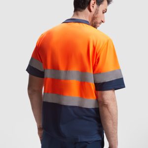 Polo alta visibilidad manga corta Polaris