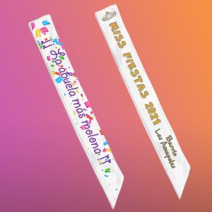 Banda de raso personalizada - Imagen 3
