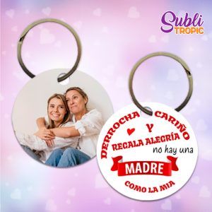 Alternative view of Llaveros mamás - personalizados
