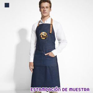 Delantal largo vaquero