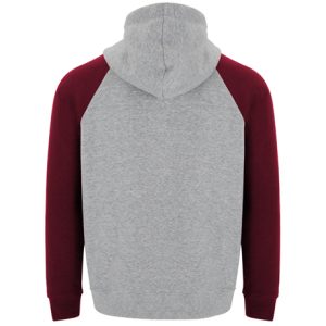 Sudadera bicolor con capucha