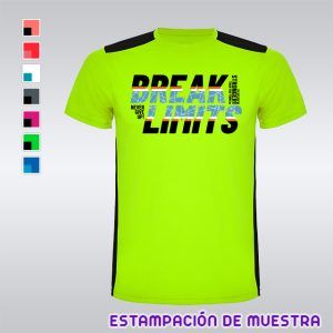 Alternative view of Camiseta técnica paneles a contraste