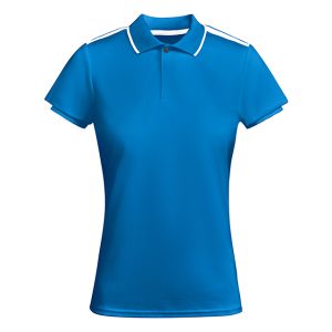 Polo mujer manga corta Tamil azul royal