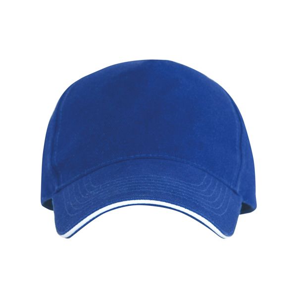 Gorra contrastada Eris azul royal