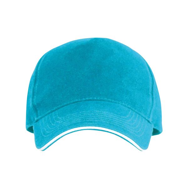 Gorra contrastada Eris turquesa