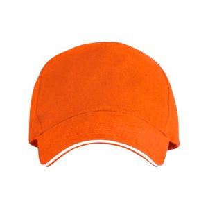 Gorra contrastada Eris naranja