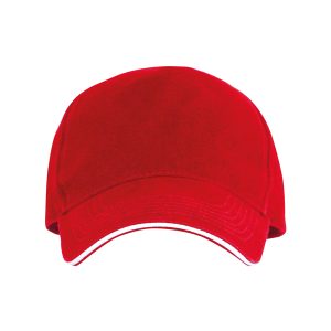 Gorra contrastada Eris rojo