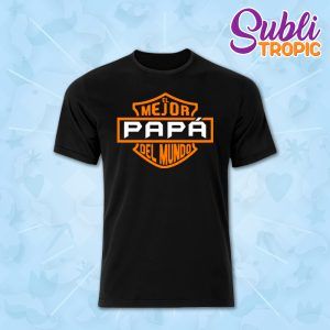 Camiseta El mejor papá motero