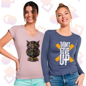 Camisetas para mujer personalizadas