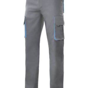 Pantalón largo multibolsillos bicolor velilla - Imagen 4