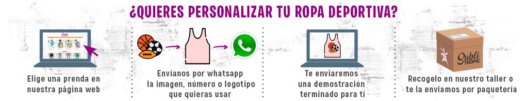 Personaliza tu ropa deportiva
