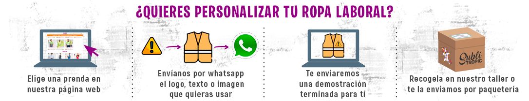 Personaliza tu ropa laboral