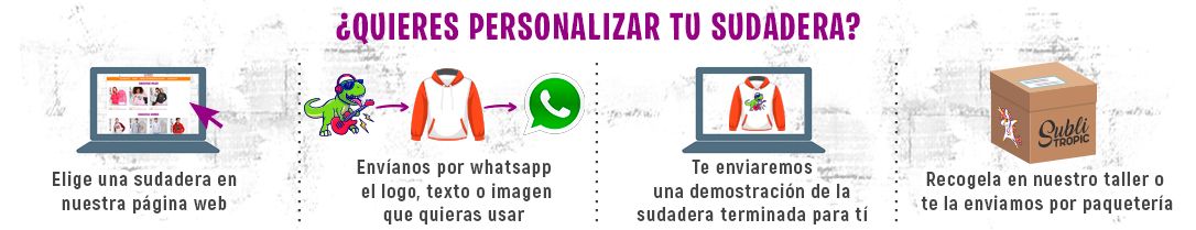 Personaliza tu sudadera