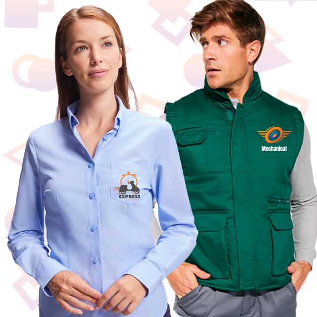Ropa para servicios personalizada