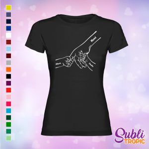 Camiseta personalizada para madre - de la mano