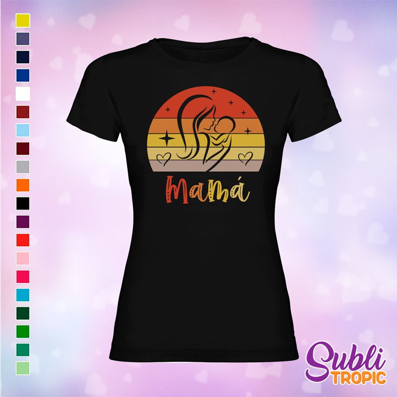 Camiseta madre - Mamá sol