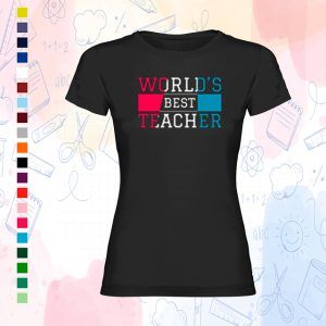 Camiseta World best teacher