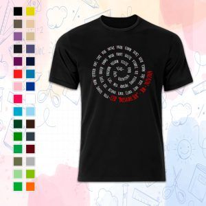 Camiseta-maestro-Nombre-espiral