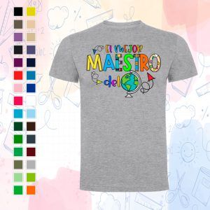 Alternative view of Camiseta "Mejor maestra del mundo"
