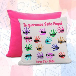 Cojín - Nombres de los alumnos para maestr@s