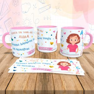 Taza Bicolor - Maestr@s que se quedan en el alma