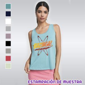 Camiseta mujer con tirantas anchas - Personalizada
