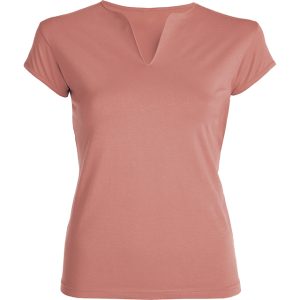 Camiseta mujer cuello redondo en V - Imagen 4